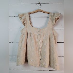 Joie - 100% cotton tank - size xl